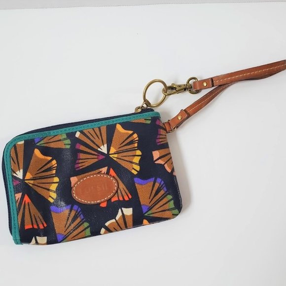 Fossil Handbags - Fossil Keyper PVC Zip Around Wristlet Organizer
